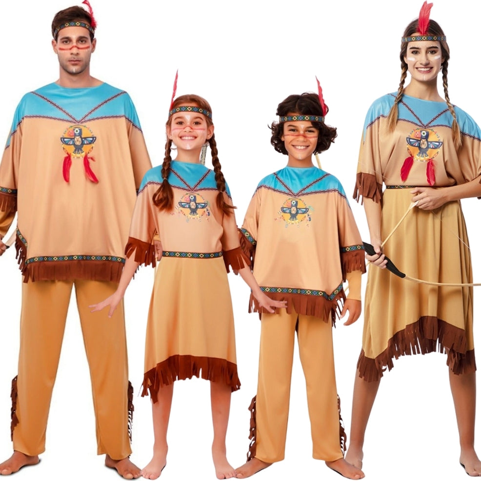 Makah Native American Group Costumes