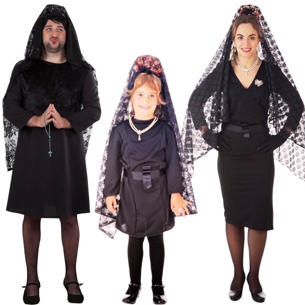 Spanish Widow Group Costumes