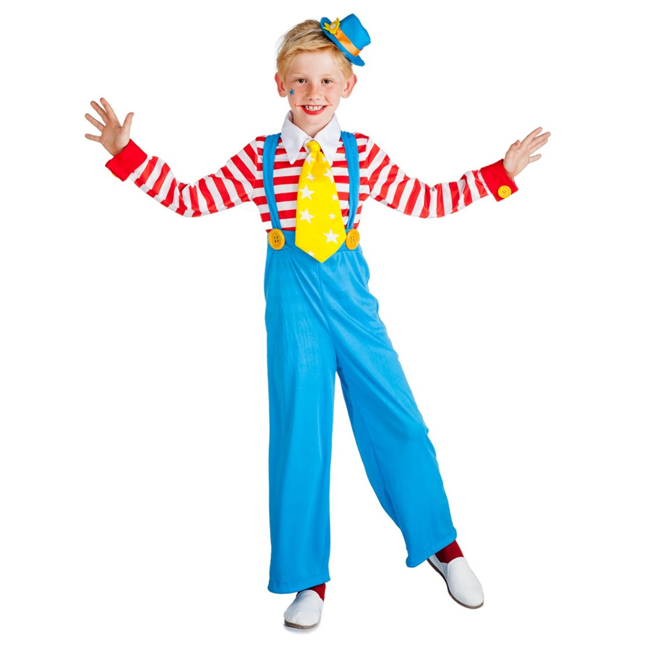 Striped Clown Group Costumes