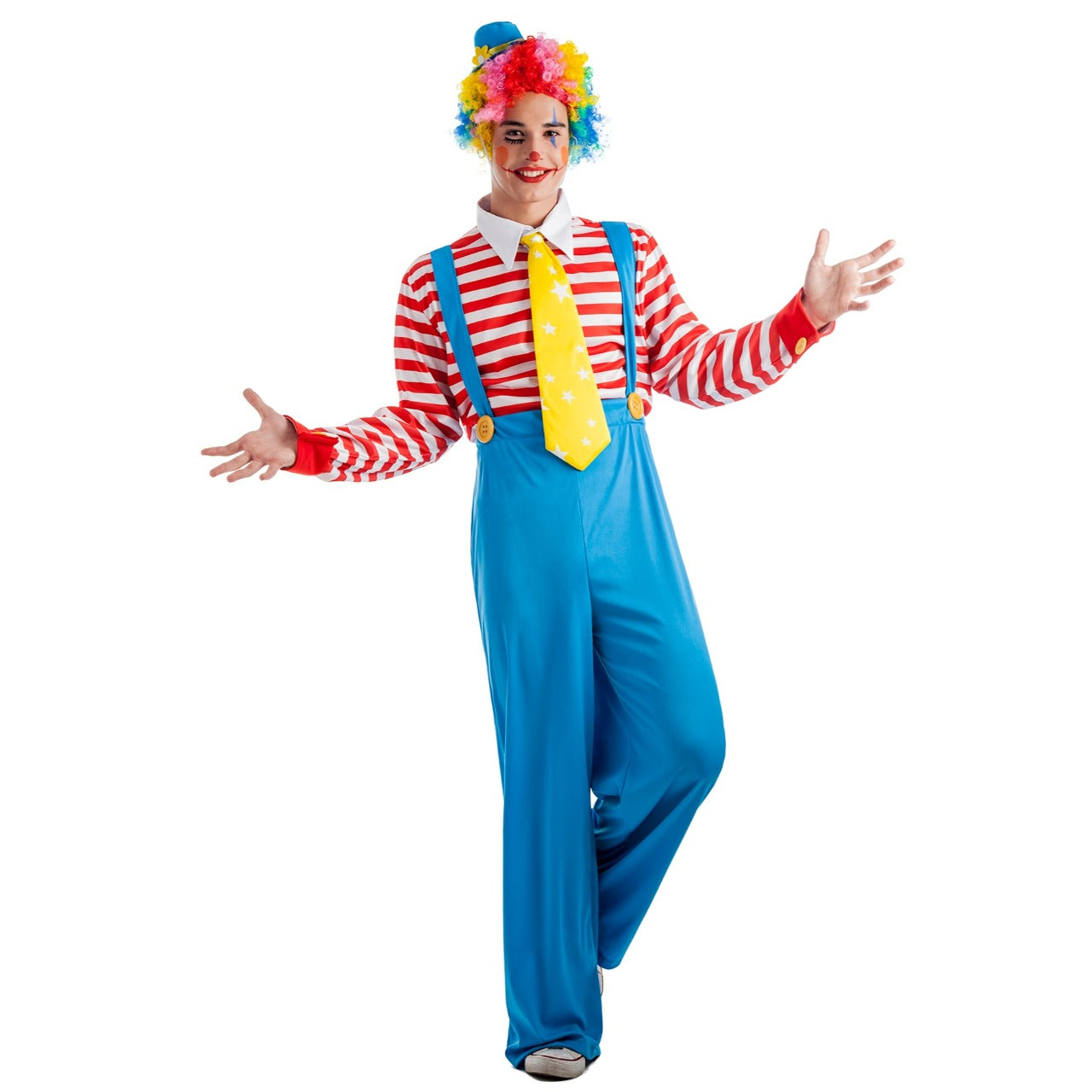 Striped Clown Group Costumes