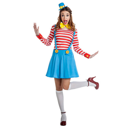 Striped Clown Group Costumes