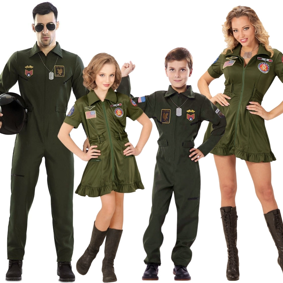 Combat Pilot Group Costumes
