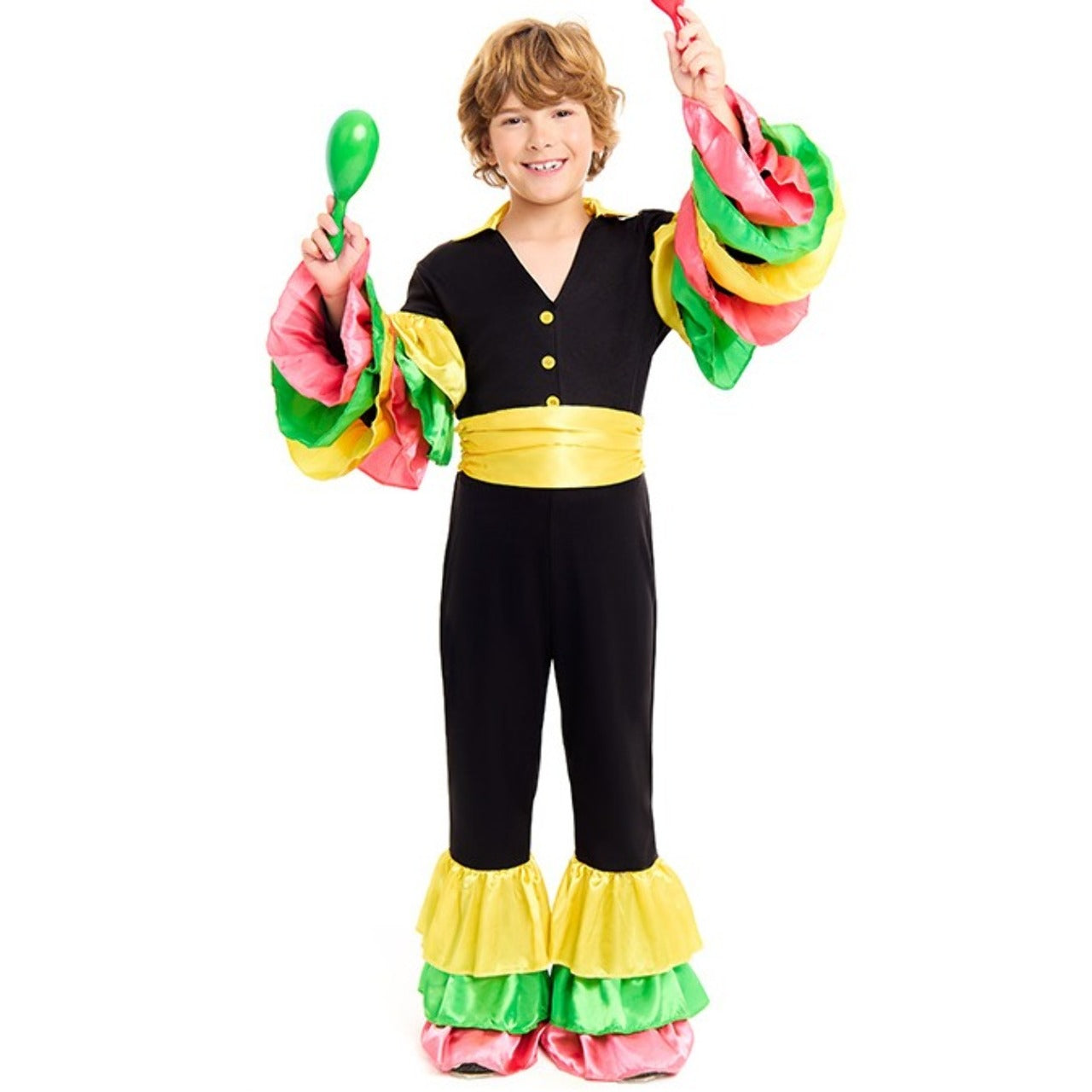Colourful Rumba Dancer Group Costumes
