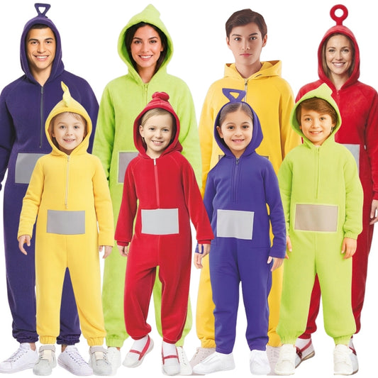 Disfraces en grupo de Teletubbies Eco