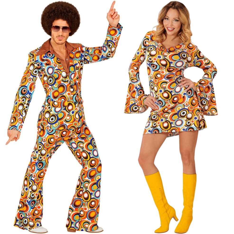 Bubbles 70s Couples Costumes