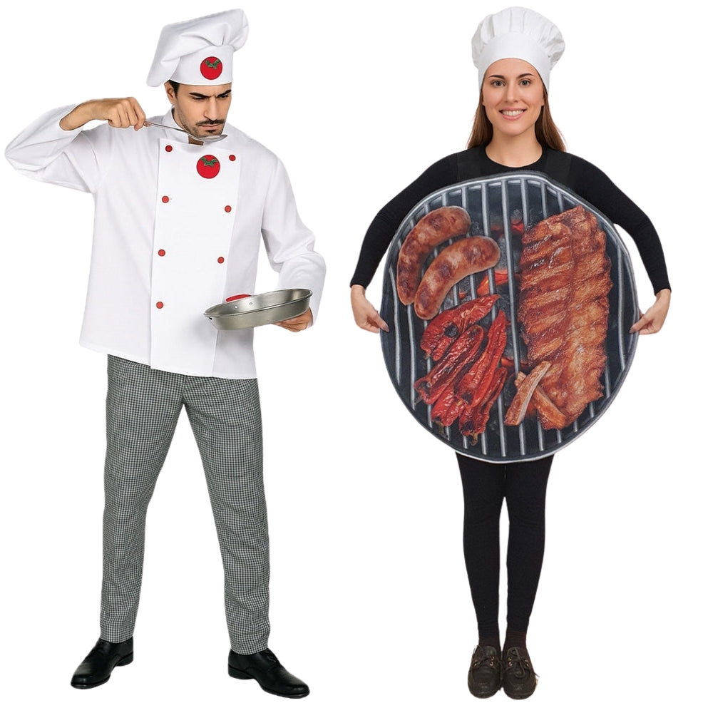 Chef and BBQ Couples Costumes