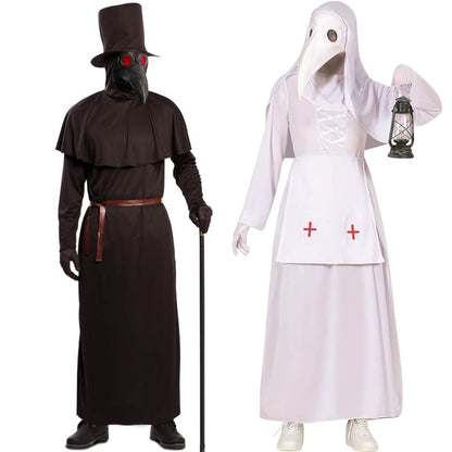 Plague Doctor and Nurse Couples Costumes