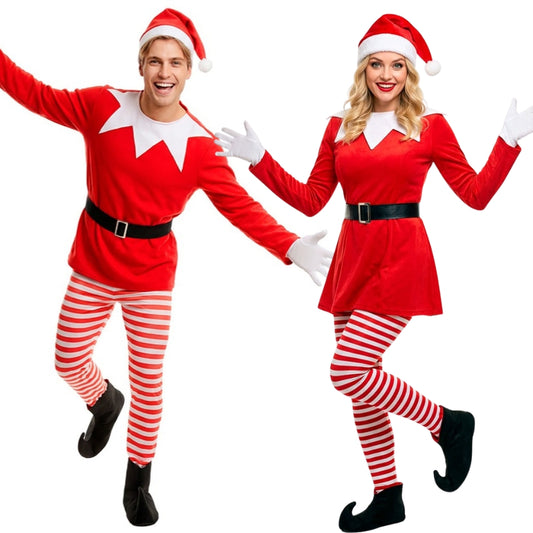 Fun Christmas Elf Couples Costumes