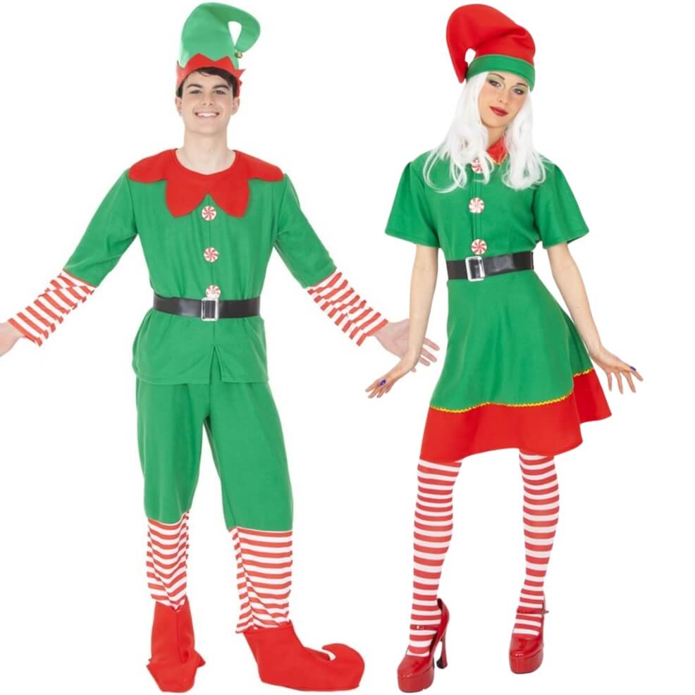 Christmas Elf Couples Costumes