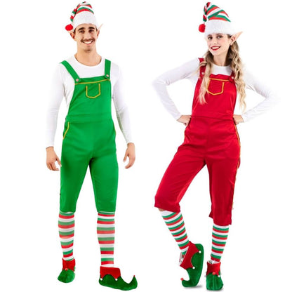 Elf Dungarees Couples Costumes