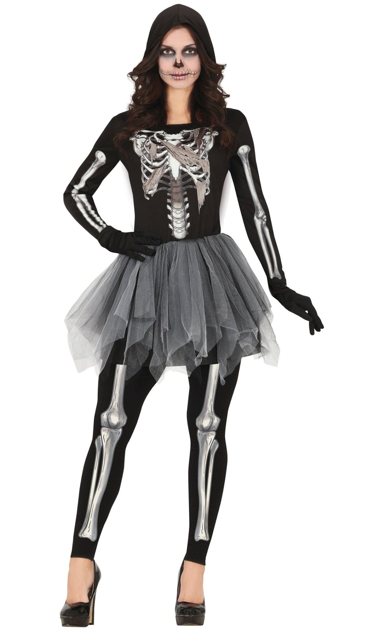Hooded Skeleton Couples Costumes