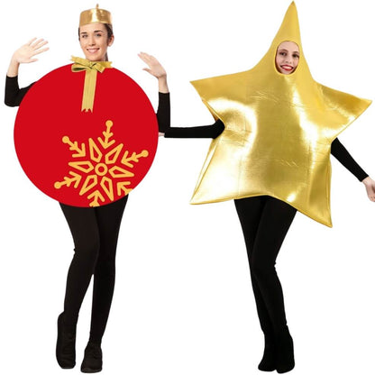 Star and Christmas Bauble Couples Costumes