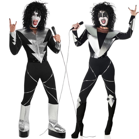 KISS Heavy Metal Couples Costumes