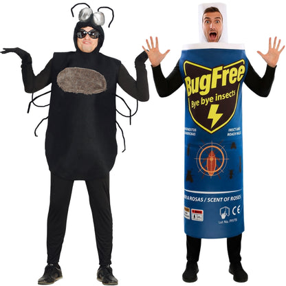 Insecticide and Fly Couples Costumes