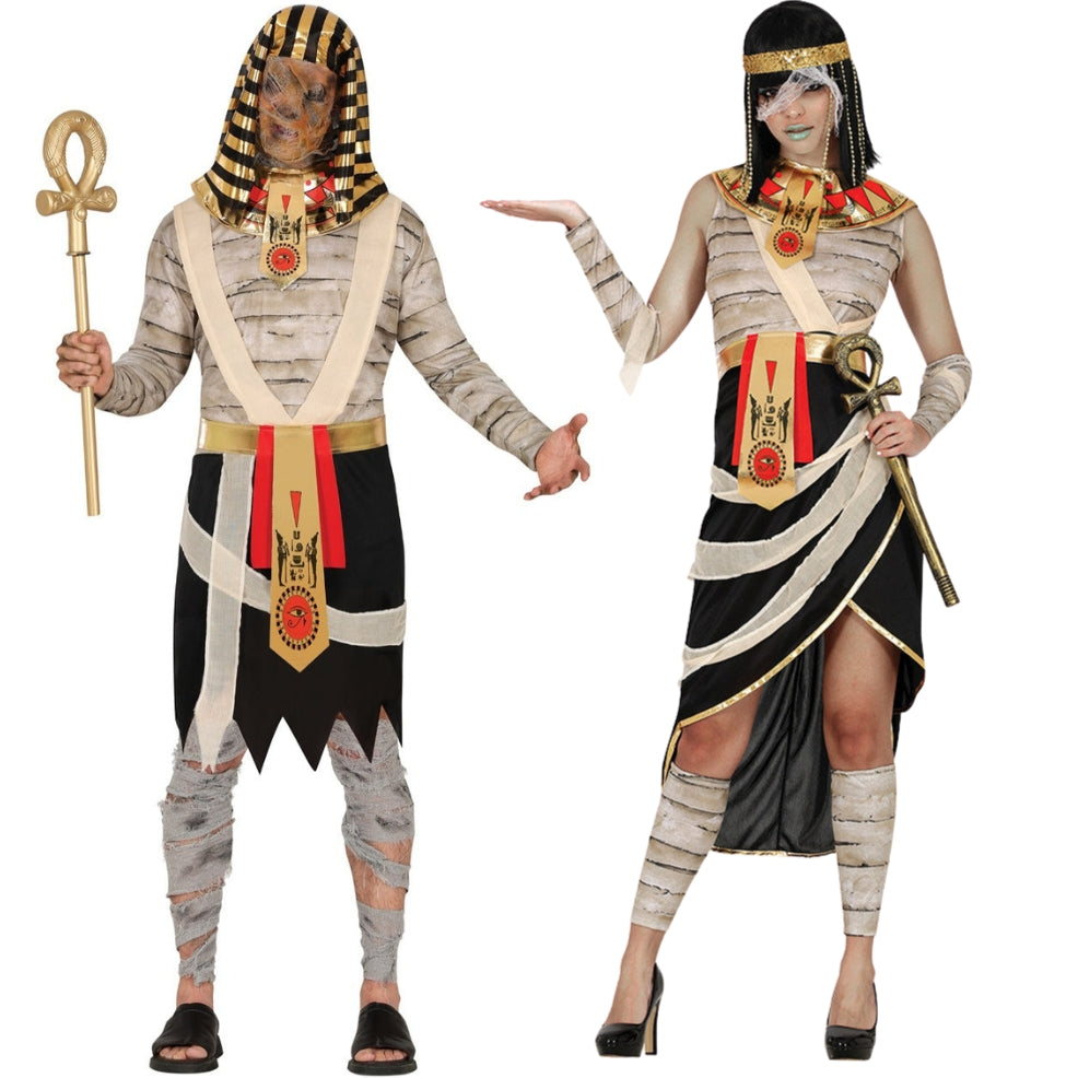 Pharaoh Mummy Couples Costumes