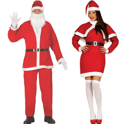Budget Santa and Mrs Claus Couples Costumes