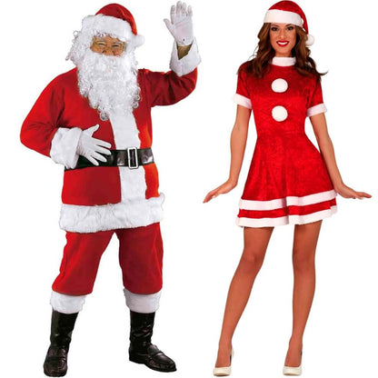 Santa and Mrs Claus Couples Costumes