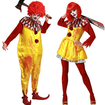 Sinister Burger Clown Couples Costumes