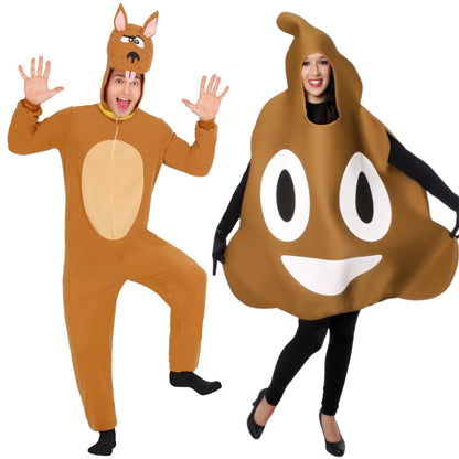 Dog and Poo Couples Costumes