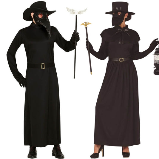 Black Death Couples Costumes