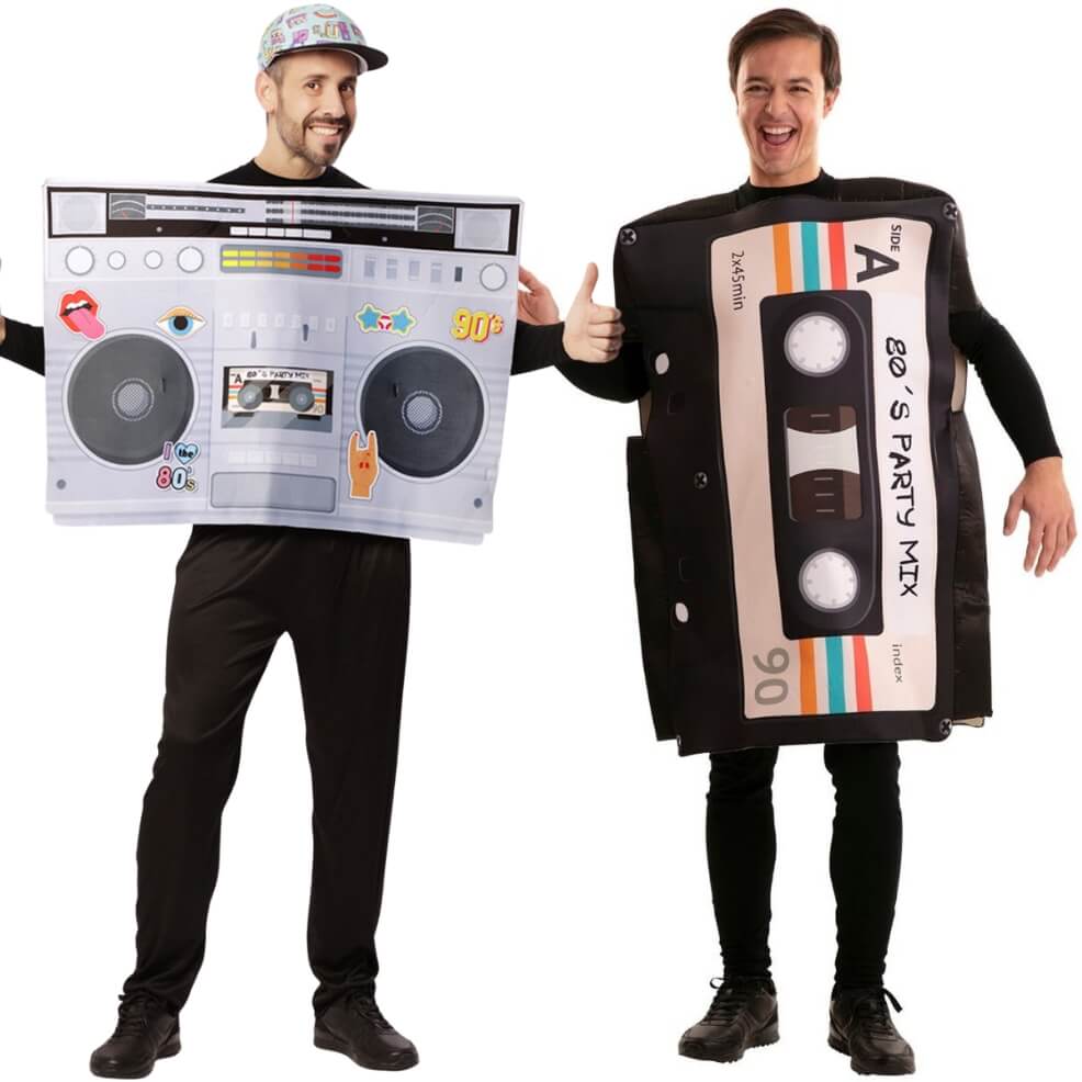 Radio and Cassette Tape Couples Costumes