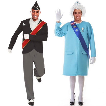 Queen and Coffin Dance Meme Couples Costumes
