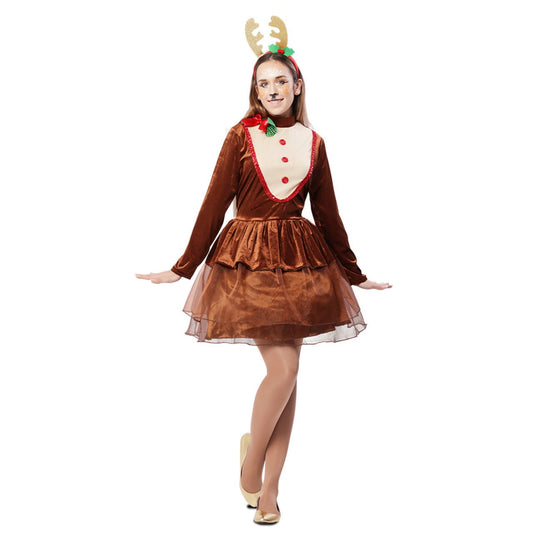 Cheerful Reindeer Couples Costumes