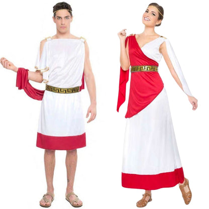Elegant Roman Couple Costumes