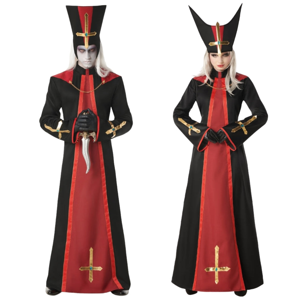 Satanic Priest Couples Costumes