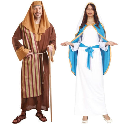 Saint Joseph and Virgin Mary Couples Costumes