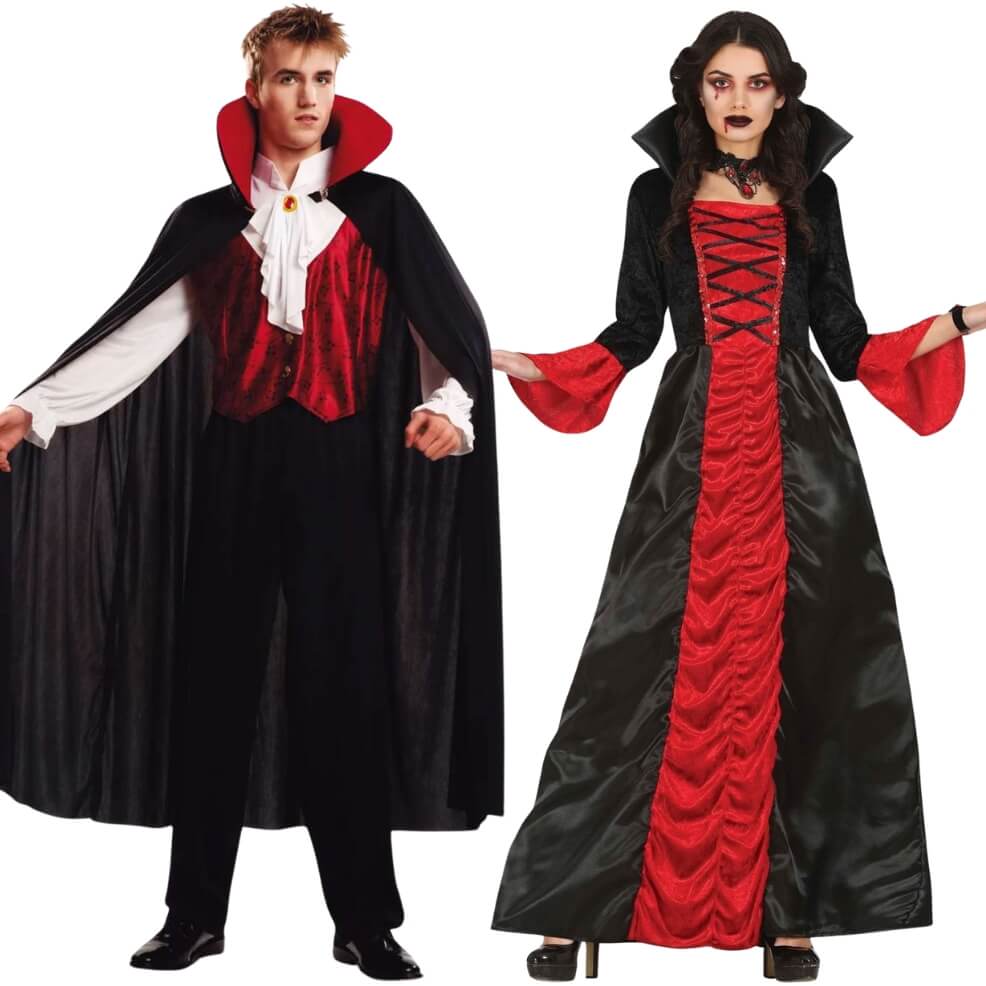Gothic Vampire Couples Costumes