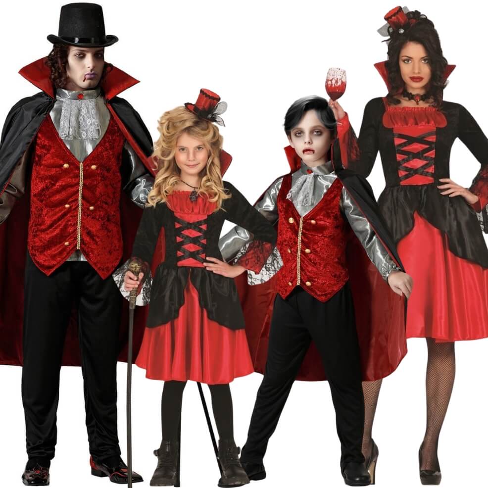 Dark Vampire Couple Costumes