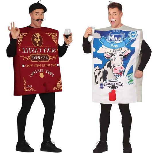 Wine and Milk Couples Costumes
