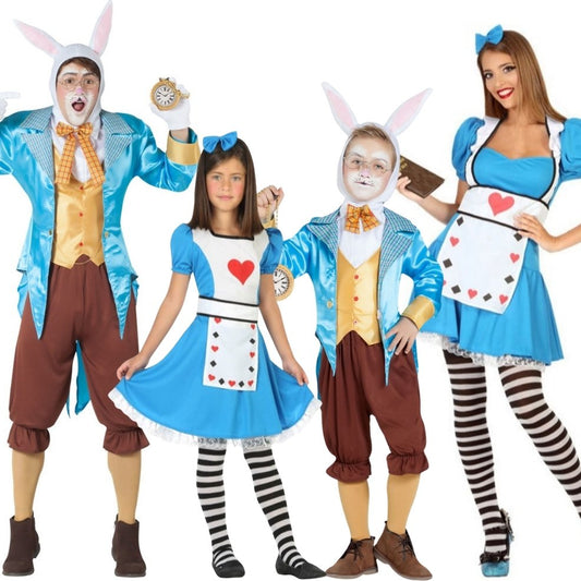 Alice and White Rabbit Group Costumes
