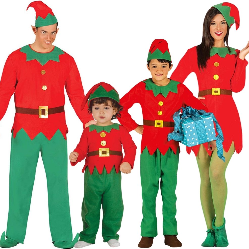 Jingle Bell Elf Group Costumes