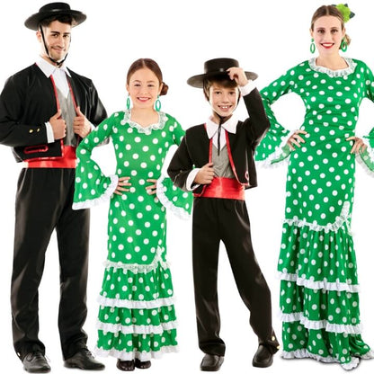 Flamenco Dancers and Cordobés Group Costumes