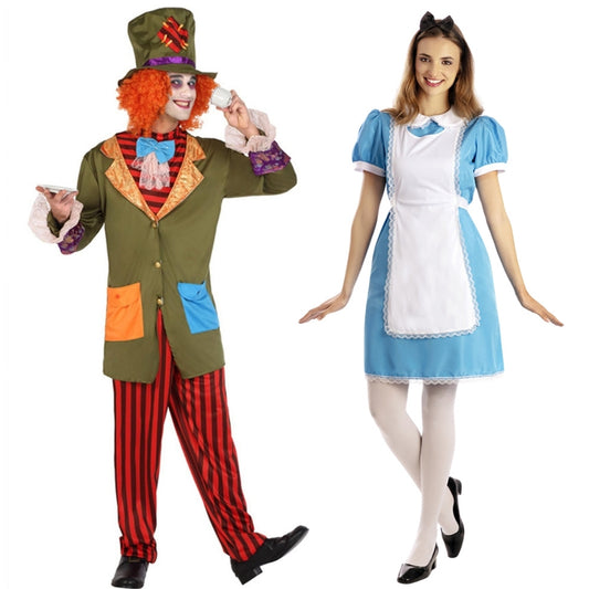 Alice and Mad Hatter Couple Costumes