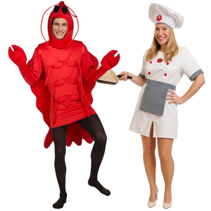 Lobster and Chef Couples Costumes