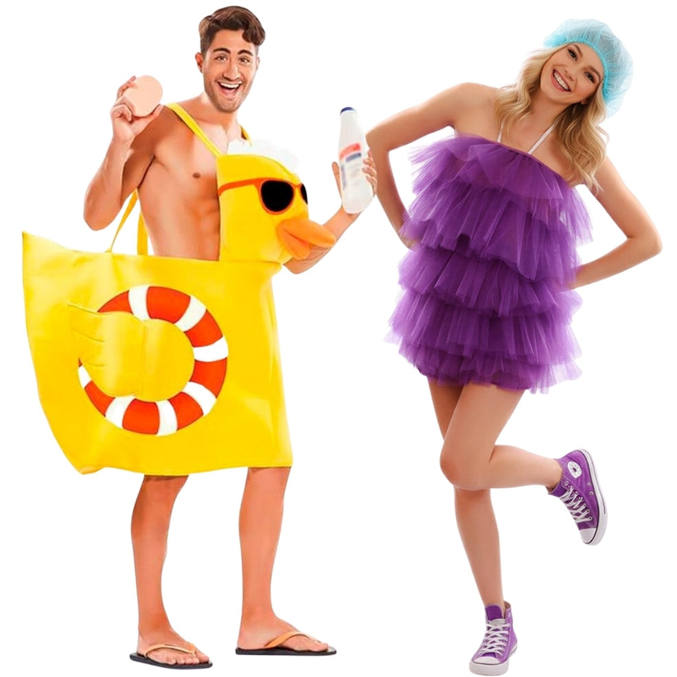 Sponge and Rubber Duck Couples Costumes