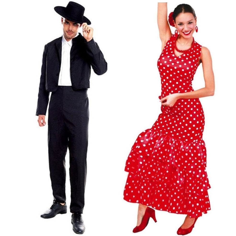 Flamenco Dancer and Cordobés Couple Costumes