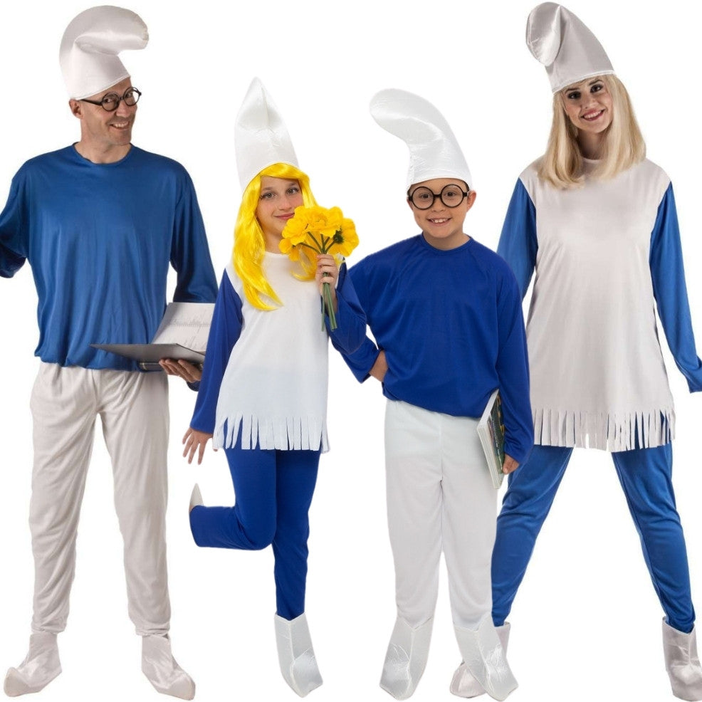 Blue Elf Booties Group Costumes