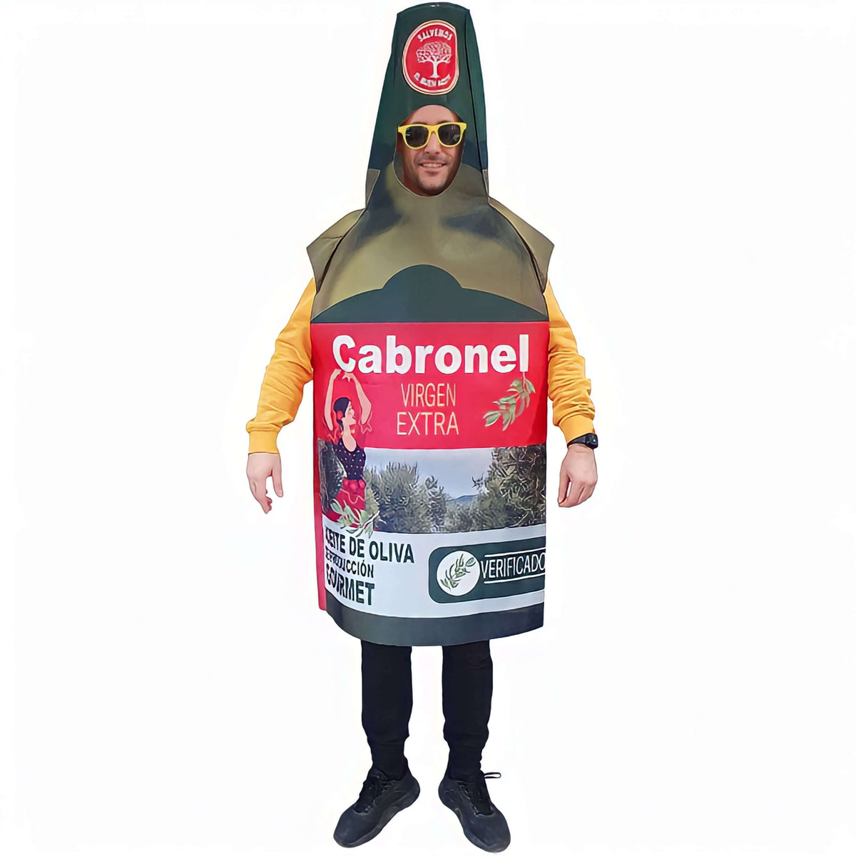 Adult Oil Bottle Costume