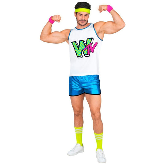 Mens 80s Aerobics Costume