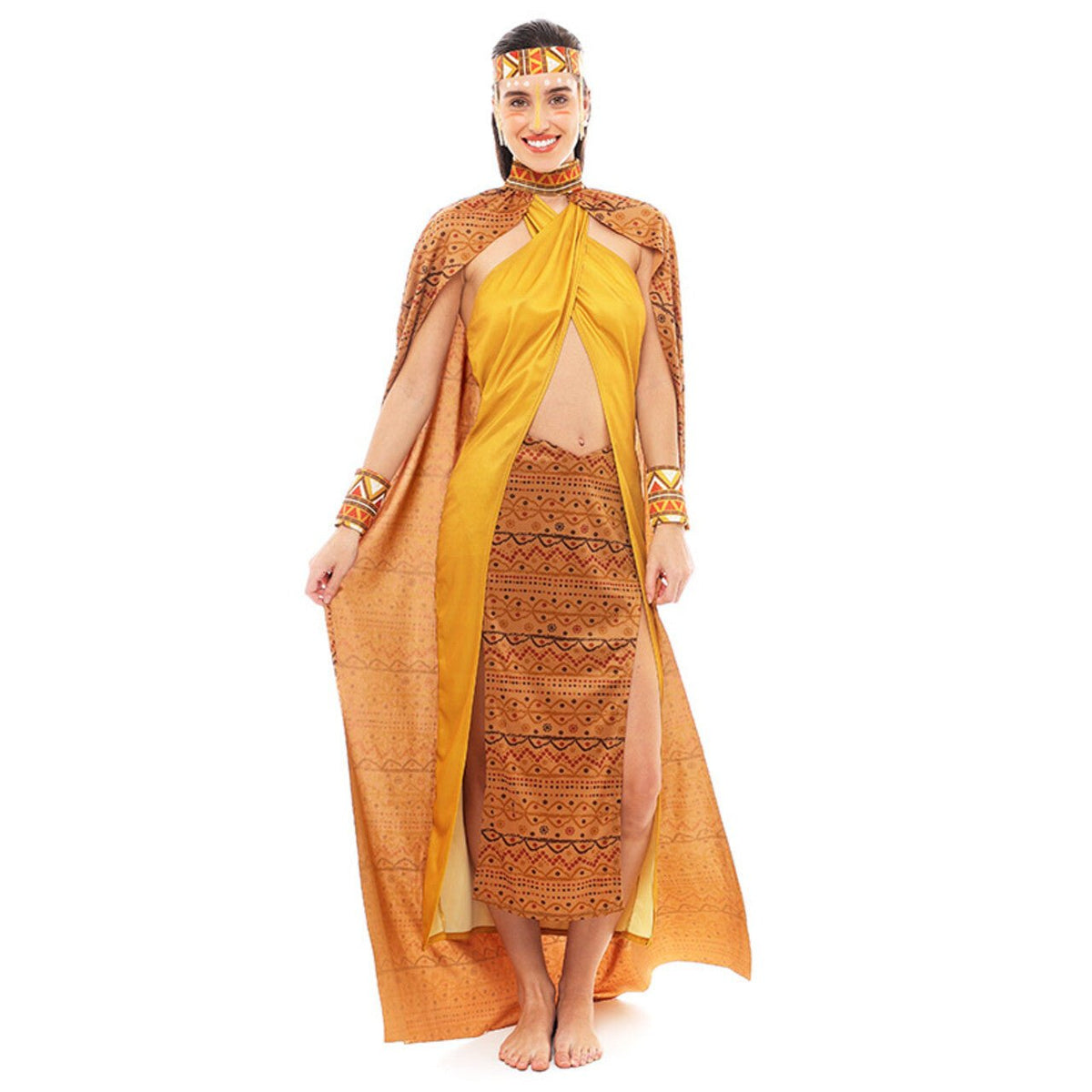 Womens Tribal African Costume