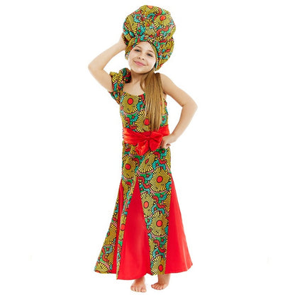 Girls African Turban Costume