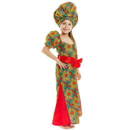 Girls African Turban Costume