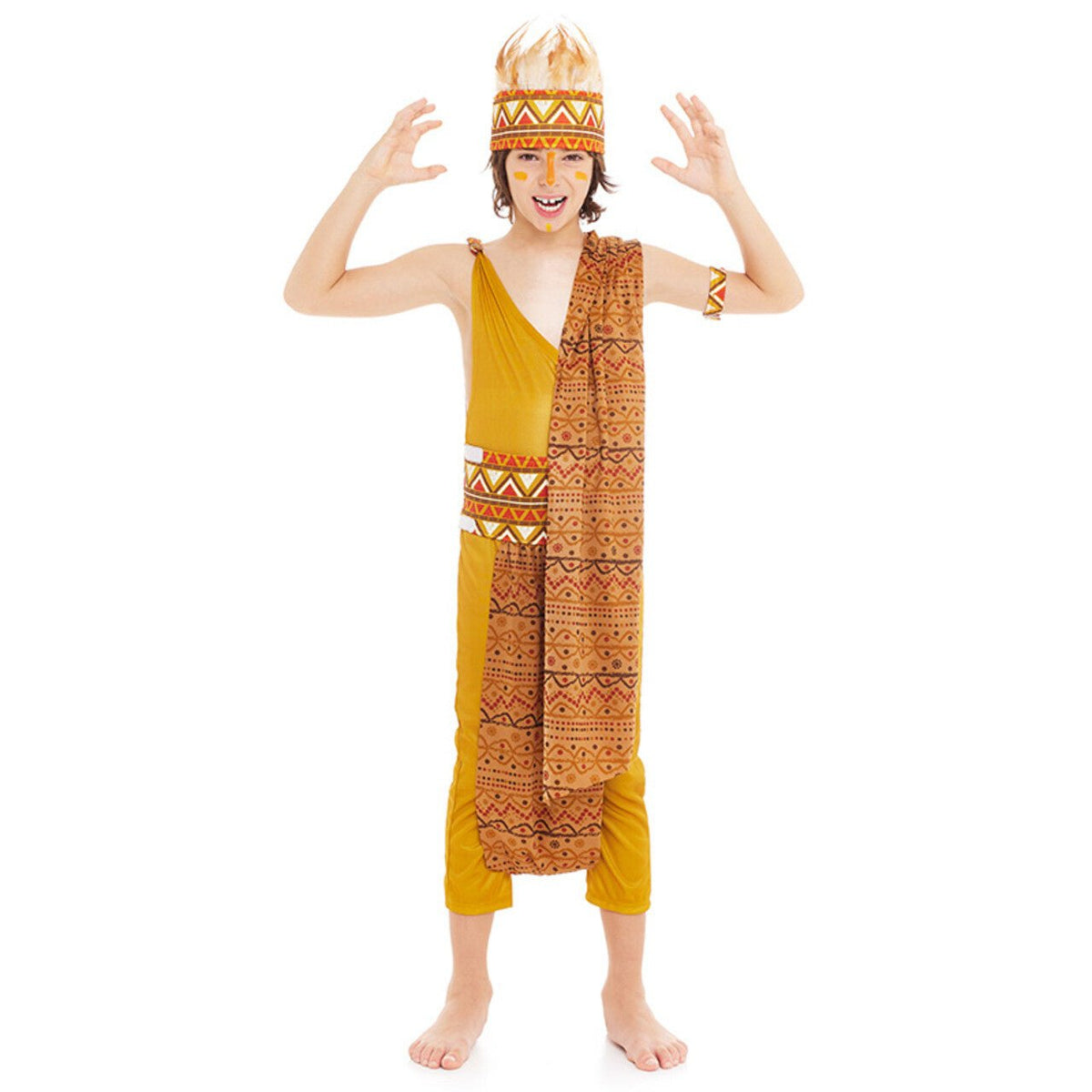 Boys Tribal African Costume