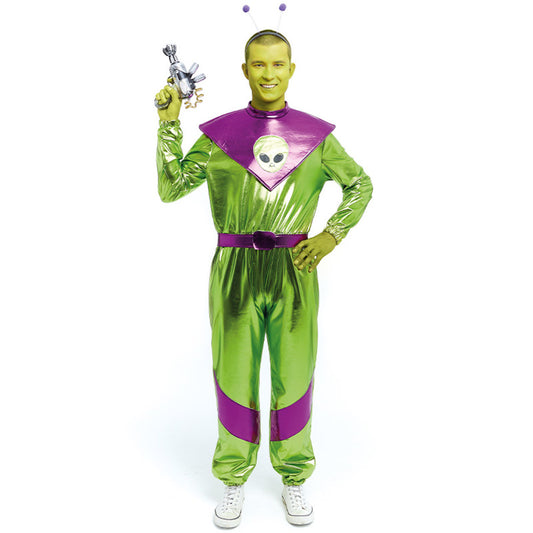 Mens Green Alien Costume