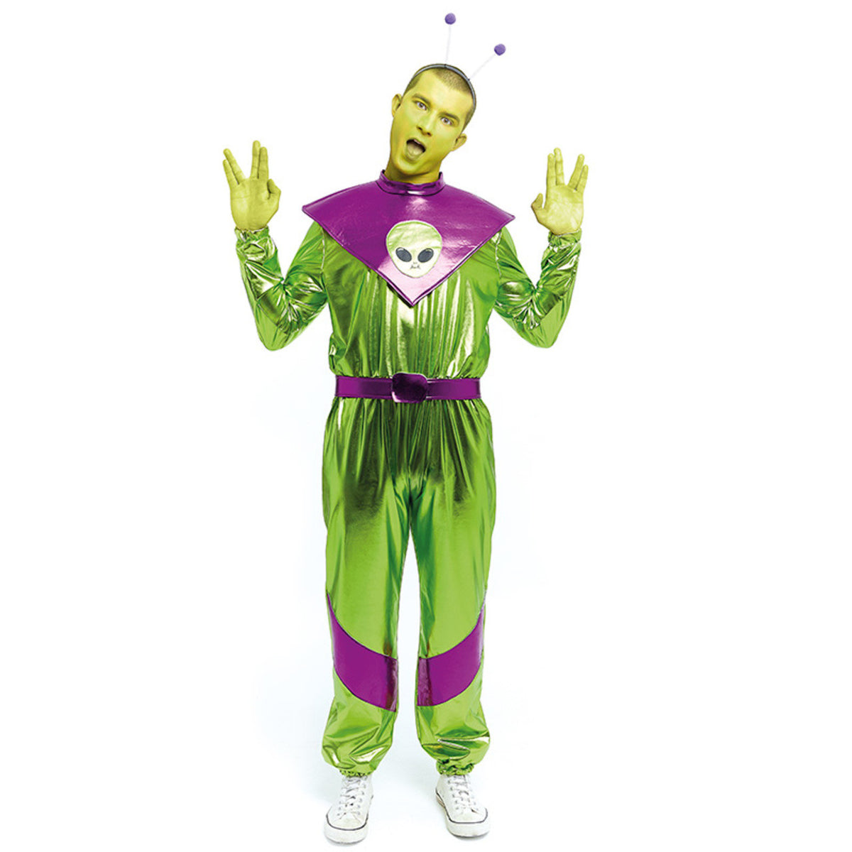 Mens Green Alien Costume