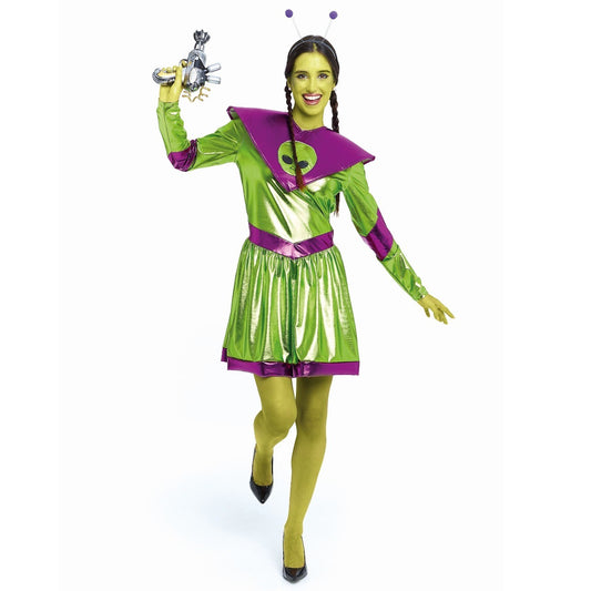 Womens Green Alien Costume